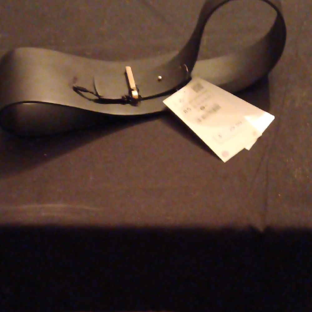 Zara Elegant Black Leather Belt